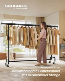 Vešiakový stojan na kolieskach HSR176B01