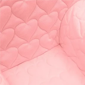 Detské kresielko z Velvet New Baby Srdiečka ružové