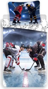 3D Bavlnené obliečky HOCKEY farebné, 100% bavlna Rozmer obliečky: 70 x 90 cm | 140 x 200 cm