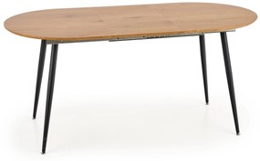 Rozkladací jedálenský stôl ZENITH v dekore dub 120(160)x80
