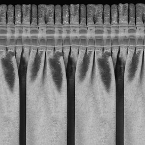 ZATEMŇOVACÍ ZÁVES NA PÁSKE EBRU 135X270 CM STRIEBORNÁ