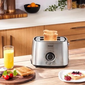 Sencor - Hriankovač s dvoma otvormi a rozpekačom 1000W/230V strieborná