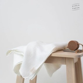 Biely ľanový uterák 65x45 cm - Linen Tales