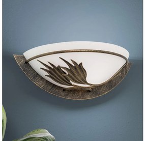 Orion WA 2-1196/1 - Nástenné svietidlo FLEUR 1xE14/60W/230V bronz