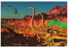 Samolepiaca tapeta svet dinosaurov