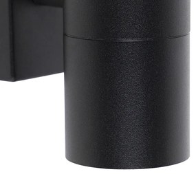 Inteligentné vonkajšie nástenné svietidlo čierne vrátane WiFi GU10 IP44 - Solo