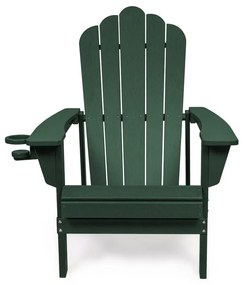 Zelené plastové záhradné kreslo Adirondack – Bonami Selection
