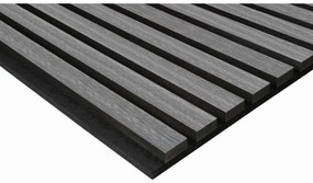 Akustický panel G21 270x60,5x2,1 cm, tmavo šedý dub 63910196 2ks