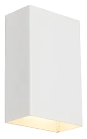 Moderná nástenná lampa biela - Otan S