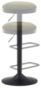 Tmavozelené barové stoličky v súprave 2 ks 58 cm Zaib – Kave Home