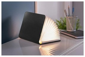 Čierna svetelná dekorácia na USB Booklight – Gingko