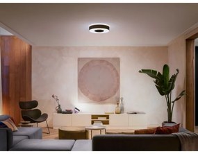 Philips-LED RGB stmievateľné stropné svietidlo Hue LED/33,5W/230V pr. 381 mm čierna