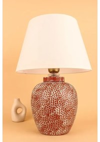 Stolná lampa RAMZES 1xE27/40W/230V krémová/červená