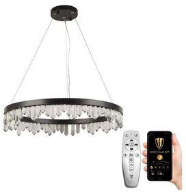 NEDES LED Stmievateľný krištáľový luster na lanku LED/40W/230V + diaľkové ovládanie ND3594