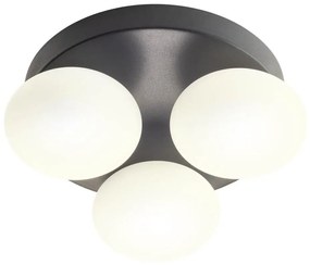 Redo 01-4308 - LED Kúpeľňové stropné svietidlo OVUM 3xLED/5W/230V IP44 čierne