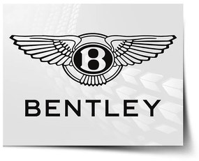 Sablio Plagát Bentley na bielej - 90x60 cm