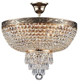 Maytoni DIA890-CL-05-G - Prisadený luster PALACE 5xE27/60W/230V