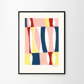 Moikka Plagát Polka by Leise Dich Abrahamsen 50x70 cm