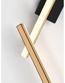 Wofi 7021-506- LED Stmievateľné nástenné svietidlo RIMINI LED/57W/230V hnedá/čierna