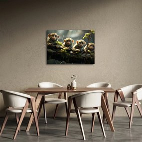 Obraz - Opičky (70x50 cm)