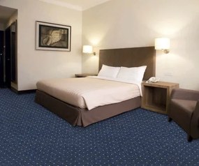 Koberce Breno Metrážny koberec AKZENTO NEW 78, šíře role 400 cm, modrá, viacfarebná