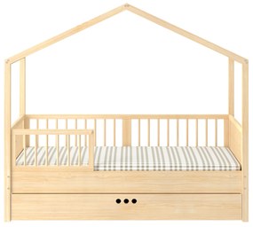 Posteľ domček Dream Nest pine 80x160 cm