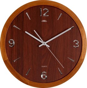 Moderné nástenné hodiny PRIM Wood Style