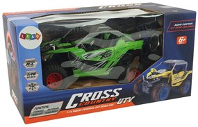 LEAN TOYS Off-road Cross country auto na diaľkové ovládanie 27MHz 1:16 zelené RTR