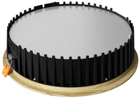 APLED-LED Podhľadové RONDO WOODLINE LED/18W/230V 4000K pr. 26 cm borovica masív
