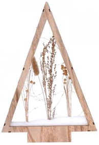 Solight 1V267 - LED Vianočná dekorácia LED/2xAA zasnežené zimné kvety