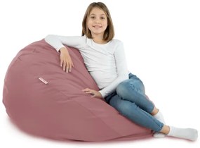 Plyšový sedací vak SAKO Pudrovo ružový