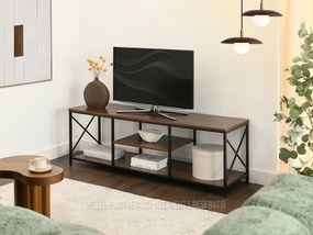 TV stolík/skrinka Jabalinas (čierna). Akcia -18%. Vlastná spoľahlivá doprava až k Vám domov. 1137067