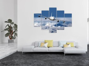Obraz - Lietadlo v oblakoch (150x105 cm)