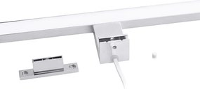Mereo Mereo, Led kúpeľňové osvetlenie nad zrkadlo, strieborné, 40 cm, 7 W, 455 lm, 4000 K, IP44, 230 V, MER-CN700G40
