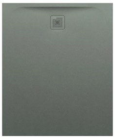 LAUFEN Pro obdĺžniková sprchová vanička z materiálu Marbond, odtok na kratšej strane, 1200 x 1000 x 33 mm, betónová šedá, H2119530790001