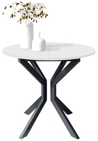 Jedálenský stôl Kirtore M 90, Farby:: biela / čierna