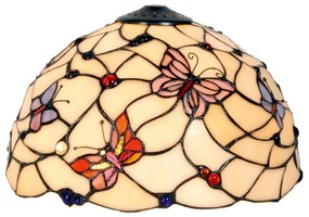 Tiffany tienidlo na lampu MOTÝLE 30*20