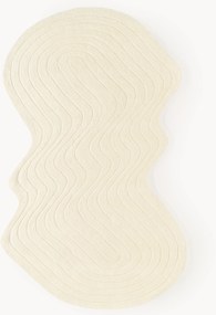 Ručne tuftovaný vlnený koberec v organickom tvare Aliza