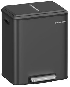 Odpadkový koš Franko 2x15 l černý