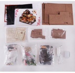 2Kids Toys - Miniatúrny dom Honosná sakurová vila 2xAAA