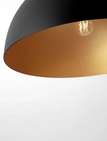 LED čierno-zlaté dizajnové stropné svietidlo Onia 50