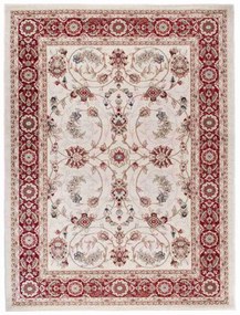 Kusový koberec klasický Fariba bielo červený 300x400cm