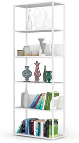 Regál LOFT 70 cm bílý