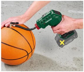 Parkside®  Aku kompresor PAK 20-Li B2 + Akumulátor 20 V 4 Ah + Nabíjačka akumulátora 20 V/4,5 A  (800011552)