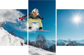 Obraz - Snowboardista (90x60 cm)