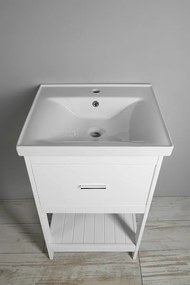 Aqualine Sapho, ETIDE umývadlová skrinka 51,5x86x44 cm, matná biela, ET515