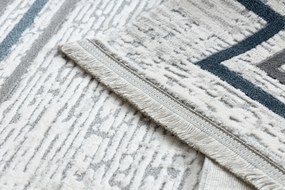 Koberec TULS 51242 s rámikom, slonovinová modrá