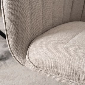 Súprava stola IBIZA 160-240 cm čierny mramor/čierna a 4 krémové stoličky MUMBAI