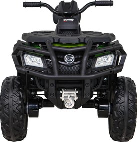 Ramiz Štvorkolka XT-Speed pre deti Zelená + 4x4 + EVA + Pomalý štart + MP3 rádio + LED