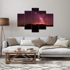 Obraz ružovej mliečnej cesty (150x105 cm)